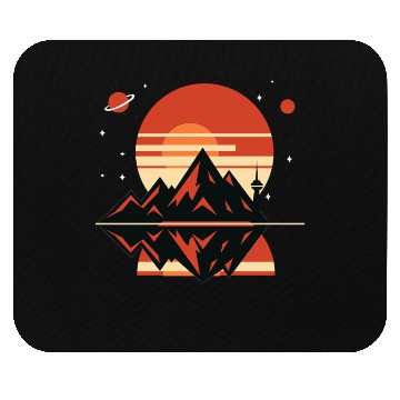 Discover Retro Horizon Mouse Pads