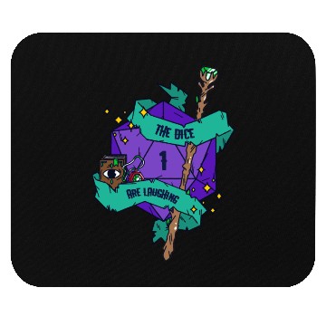 Discover Laughing Dice Wizard Mouse Pads