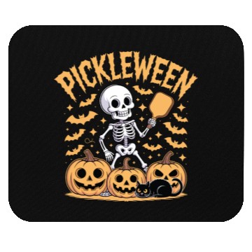 Discover Pickleween Pickleball Halloween Mouse Pads