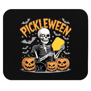 Discover Pickleween Pickleball Player Funny Halloween Mouse Pads
