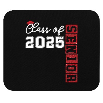 Discover Class Of 2025 Senior Glitter Mouse Pads