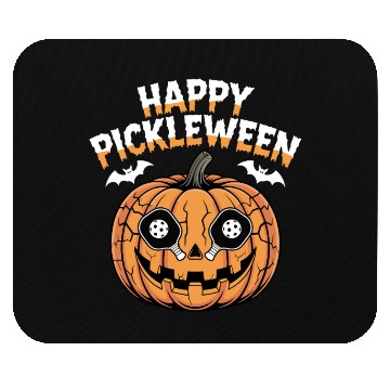 Discover Pickleween Pickleball Player Halloween Pumpkin Mouse Pads