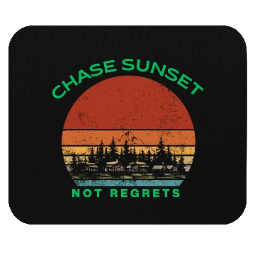 Discover Chase Sunset Mountain Scene Mouse Pads