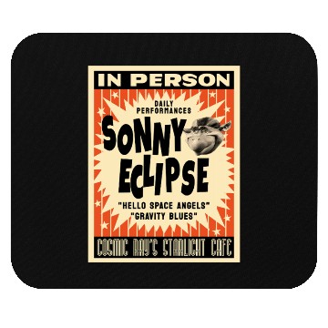 Discover Retro Sonny Eclipse Poster Mouse Pads