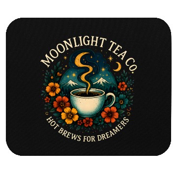 Discover Moonlit Tea Inspiration Mouse Pads