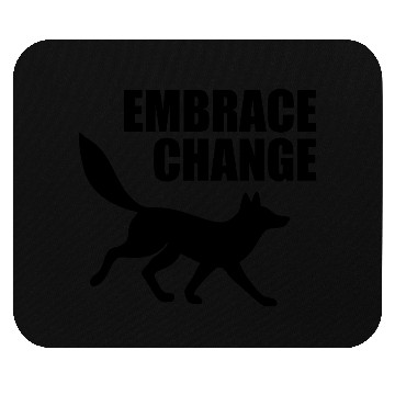 Discover Embrace Change – Fox Silhouette Adaptability Mouse Pads