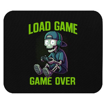 Discover Skull Gamer Loading Screen Art Mouse Pads