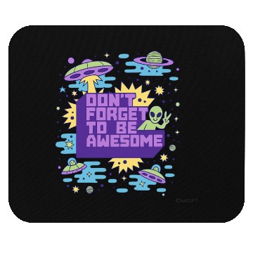 Discover Cosmic Alien Space Adventure Design Mouse Pads