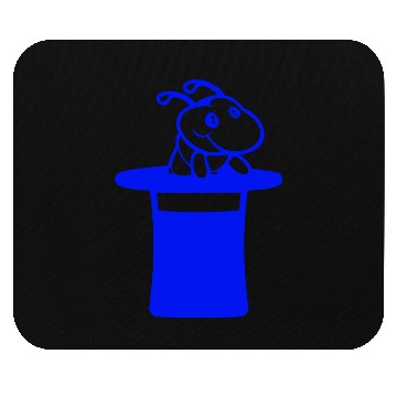 Discover Caterpillar top hat magician wizard magic trick Mouse Pads