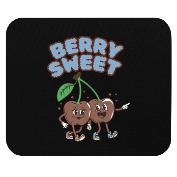Discover Whimsical Cherry Characters Design Mouse Pads