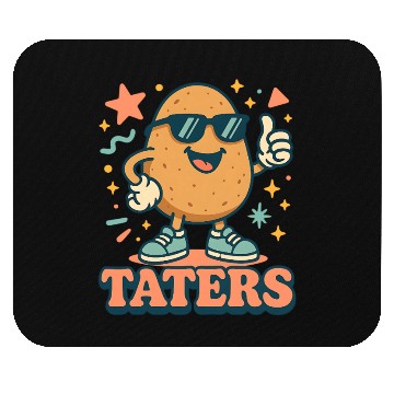 Discover Taters – Cool Potato Retro Style Mouse Pads