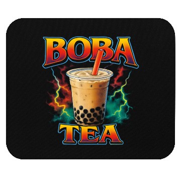 Discover Boba Tea Favorite Food Funny Weird 90s Boba Tea Mouse Pads