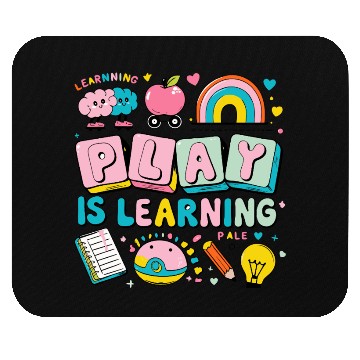 Discover back to school-Colorful Learning Play Illustration Mouse Pads