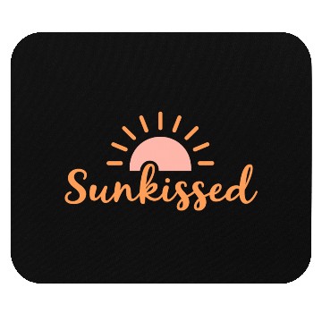 Discover Sunset Bliss Vintage Typography Design Mouse Pads