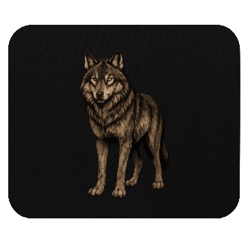 Discover Wolf - Wild Animal Mouse Pads