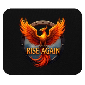 Discover Phoenix Rising Empowerment Design Mouse Pads