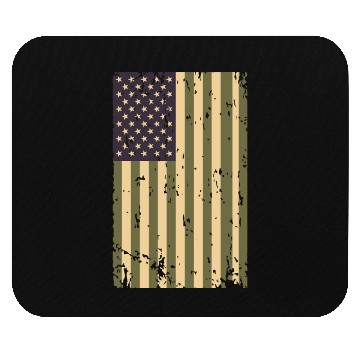 Discover Camouflage US Flag Mouse Pads