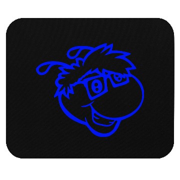 Discover Nerd Caterpillar Intelligent Geek Worm Glasses Fun Mouse Pads