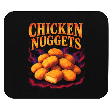 Discover Chicken Nuggets Favorite Food Weird 90s Nuggets Mouse Pads