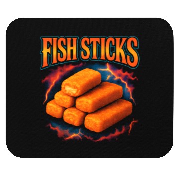 Discover Fish Sticks Favorite Food Weird 90s Fish Sticks Mouse Pads