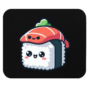 Discover kawaii sushi character - food Mouse Pads