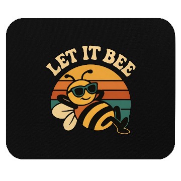 Discover Chill Bee Sunsetting Design Mouse Pads
