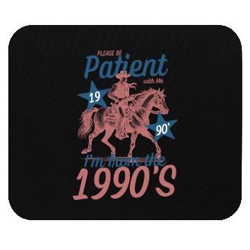 Discover 90s Nostalgic Cowgirl Design Mouse Pads