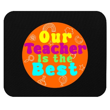 Discover Colorful Teacher Appreciation Circular Mouse Pads