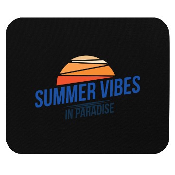 Discover Summer Vibes in Paradise Design Mouse Pads