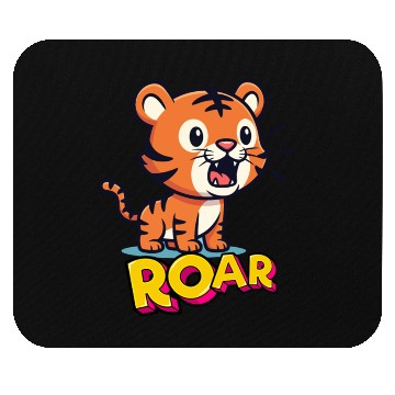 Discover Cute Tigon Roar Kids Mouse Pads