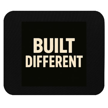Discover Empowering Built Different Motif Mouse Pads
