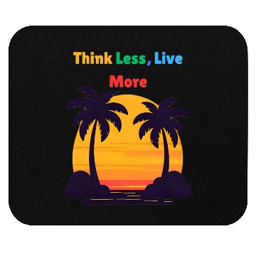 Discover Sunset Palm Tree Motivation Design Mouse Pads