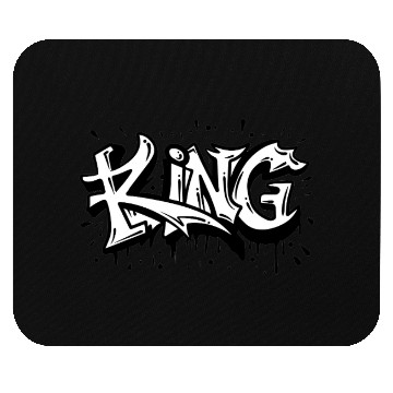 Discover Graffiti KING Street Art Mouse Pads