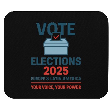 Discover Vote 2025 Election Campaign Design Mouse Pads
