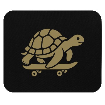 Discover Minimalist turtle skateboard skateboarder Mouse Pads