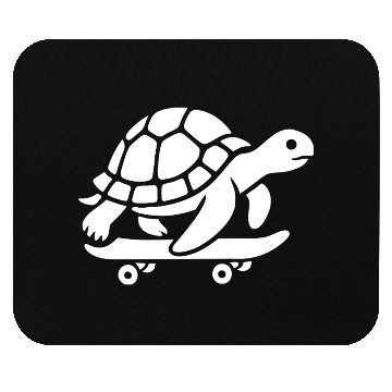Discover Minimalist turtle skateboard skateboarder Mouse Pads