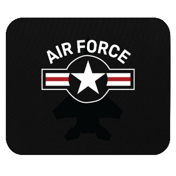 Discover Vintage Air Force Emblem Illustration Mouse Pads