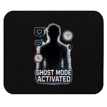 Discover Ghost Mode Activated  Mouse Pads