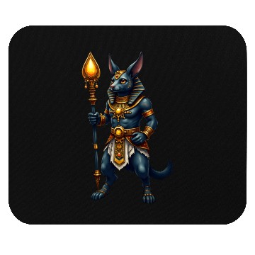 Discover Egyptian Anubis Inspired Mystical Design Mouse Pads