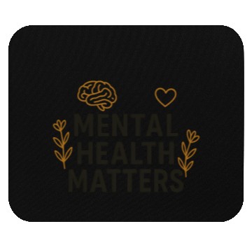 Discover Mental Health Matters | Positive Mindset Graphic T Mouse Pads