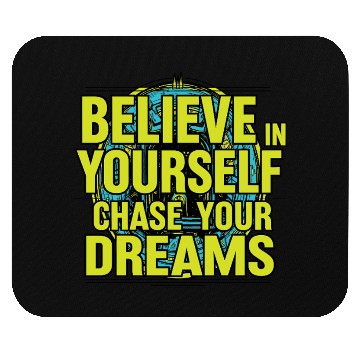 Discover Inspirational Dream  Typography Design Mouse Pads