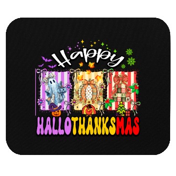 Discover Festive Halloween Thanksgiving Collage Mouse Pads