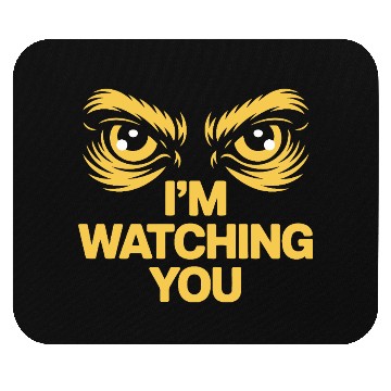 Discover Bold Eyes Watchful Graphic Mouse Pads