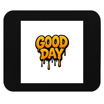 Discover Graffiti Style Good Day Text Design Mouse Pads