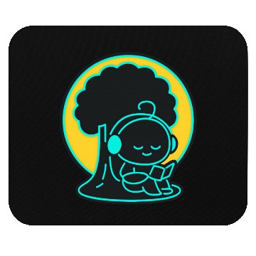 Discover Peaceful Tech Reading Under Tree Mouse Pads