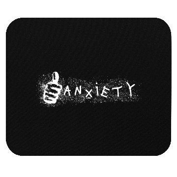 Discover Anxiety Thumbs Up  Mouse Pads