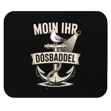 Discover Moin Ihr Dösbaddel Seagull And Anchor Maritime Mouse Pads