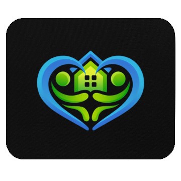 Discover Creative Heart Home Embrace Design Mouse Pads