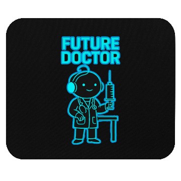 Discover Futuristic Pediatric Medical Illustration Mouse Pads