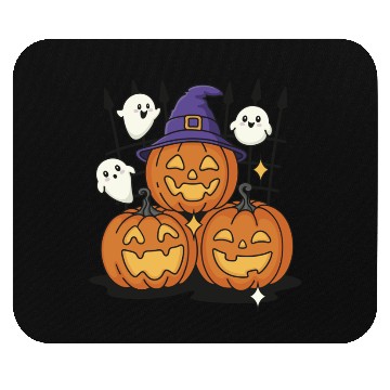 Discover Halloween Kawaii Design Pumpkins Ghosts Mouse Pads
